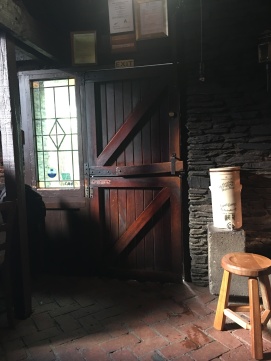 Inside the entry door of The Cow