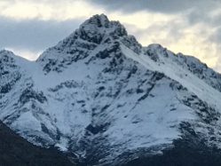 Snowcapped mountain